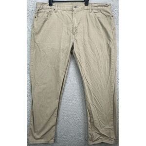 Levis 559 Jeans Mens 44X30 Beige Cotton Relaxed Straight Leg Red Tab Denim Pants